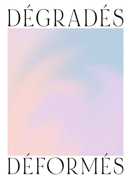 Distorted Gradients No2 Poster | Desenio