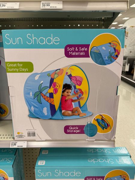 Collapsable sun shade playmat for the kids to use by the pool or beach! Keep them shaded but still enjoy outside!

#LTKSeasonal #LTKKids #LTKFindsUnder50