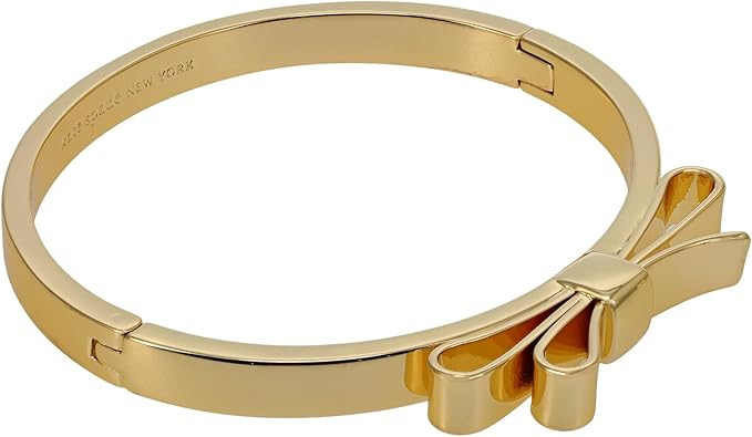 Kate Spade New York Ribbon Bow Bangle Gold One Size | Amazon (US)