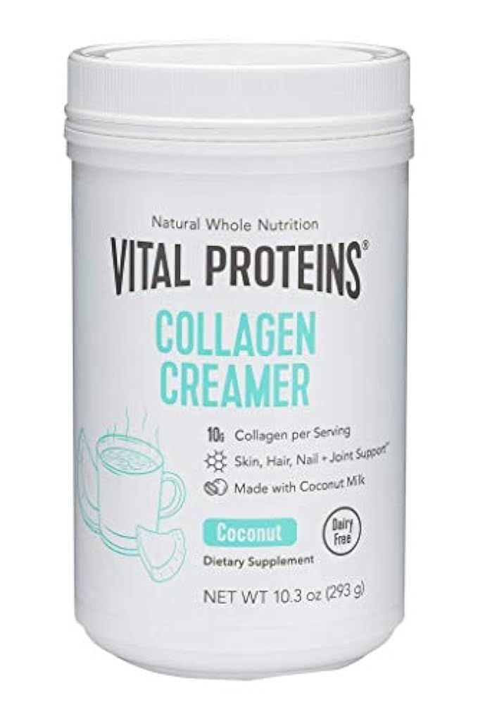 Vital Proteins Coconut Collagen Creamer - Keto Friendly MCTs - No Added Sugars, Dairy Free | Amazon (US)