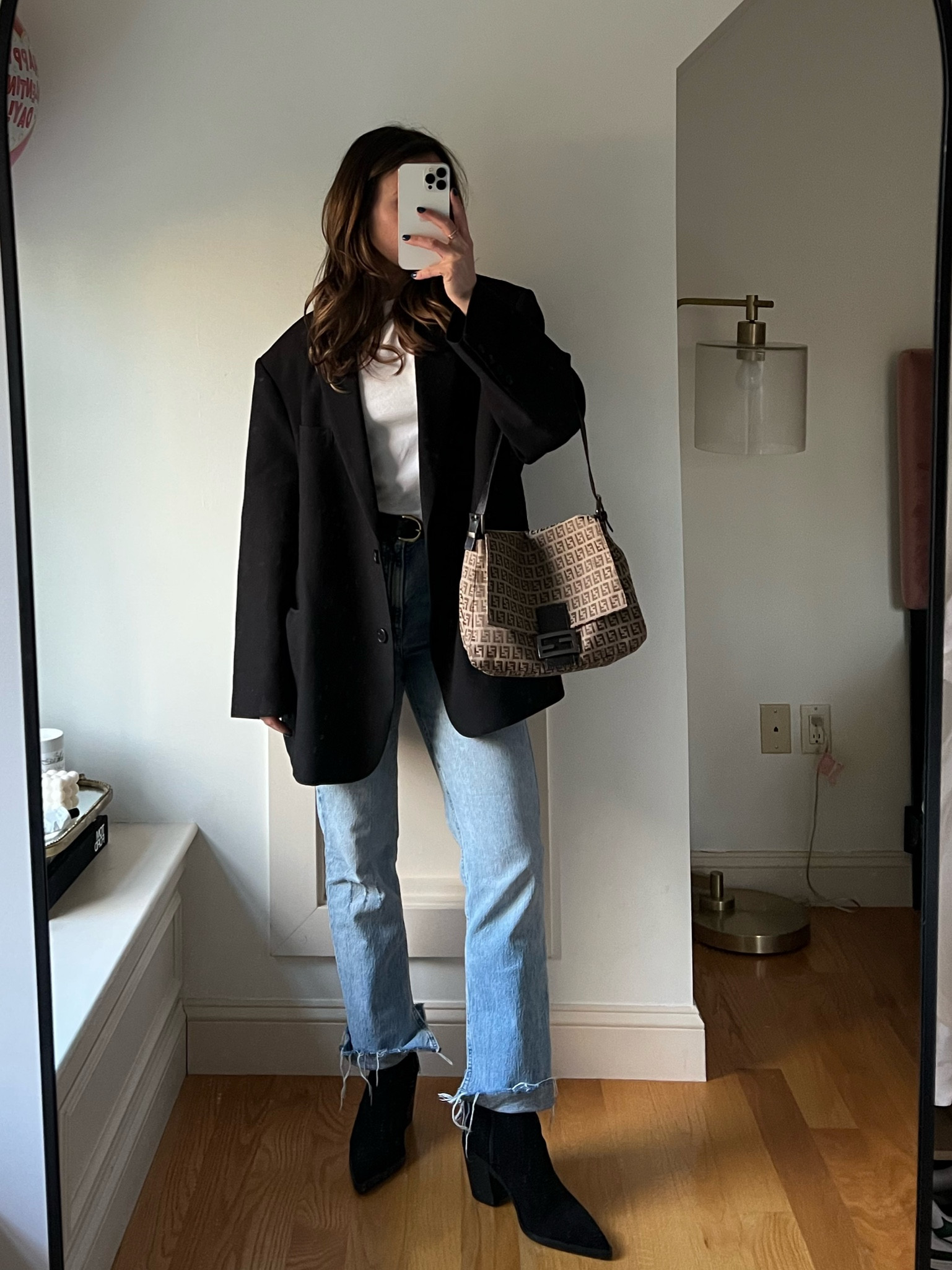 Jeans are old Zara I cut myself. Shoes are recent Zara. Bag is vintage

#LTKSeasonal #LTKshoecrush #LTKstyletip