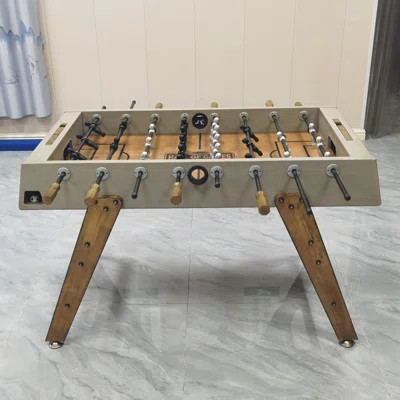 Gray + Brown Rectangular Solid + Manufactured Wood Foosball Tables | Wayfair North America