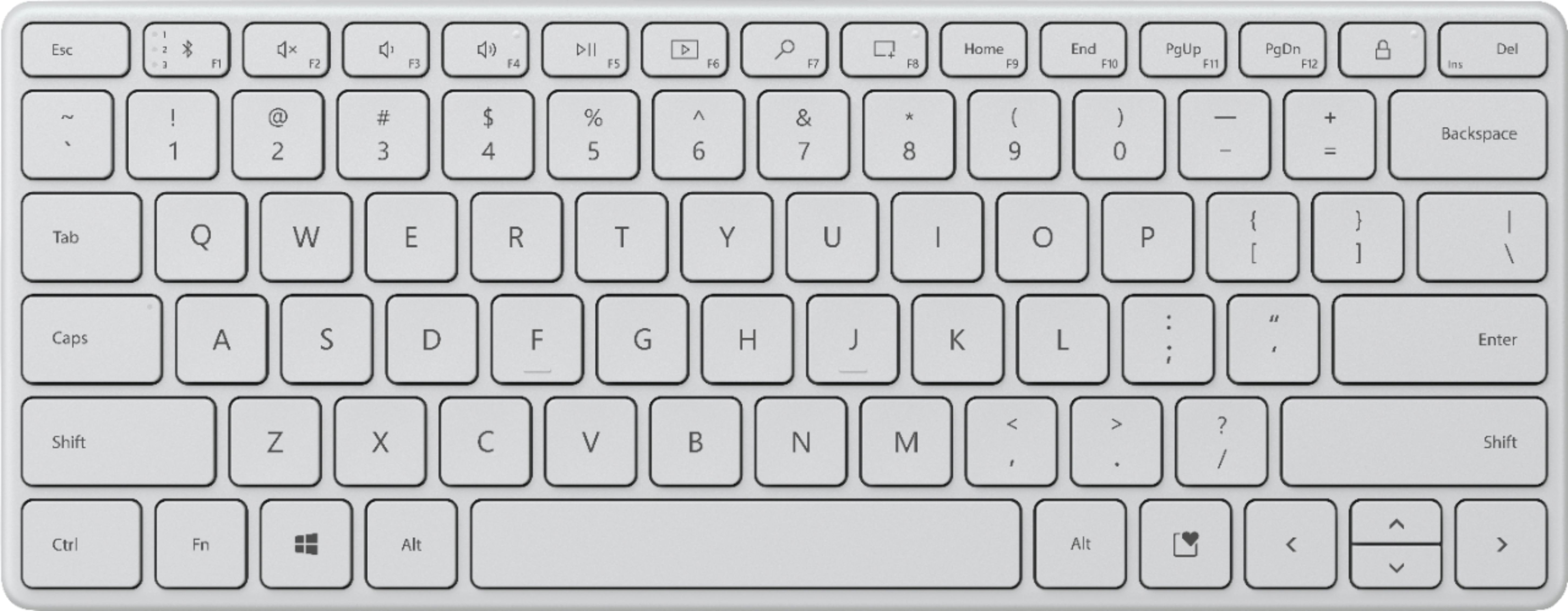 Microsoft Designer Compact Keyboard Glacier 21Y-00031 - Best Buy | Best Buy U.S.
