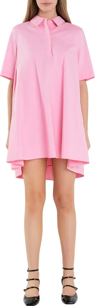 Trapeze Cotton Shirtdress | Nordstrom