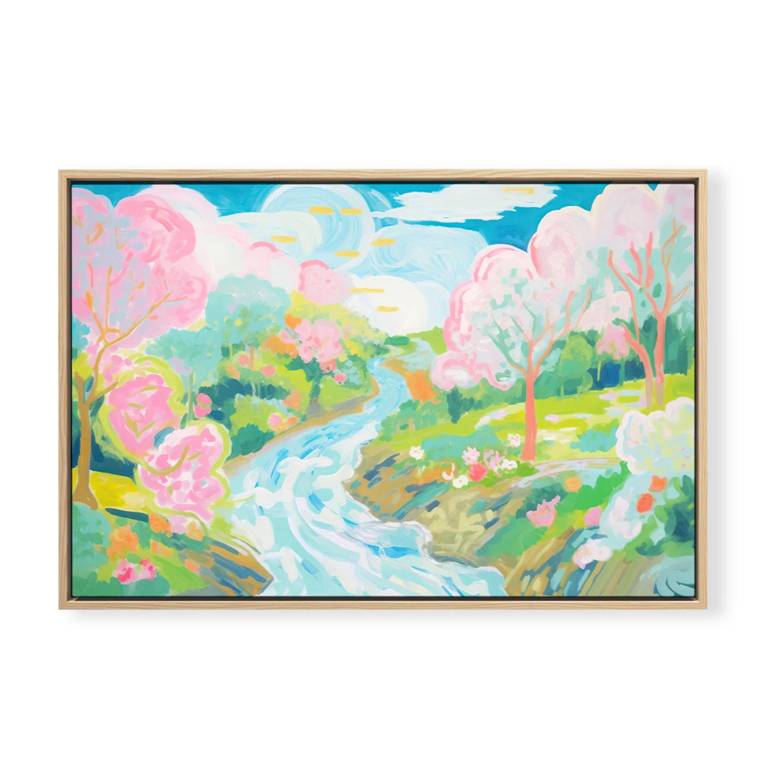 Rainbow River | Abstract Art Print | Urban Garden Prints