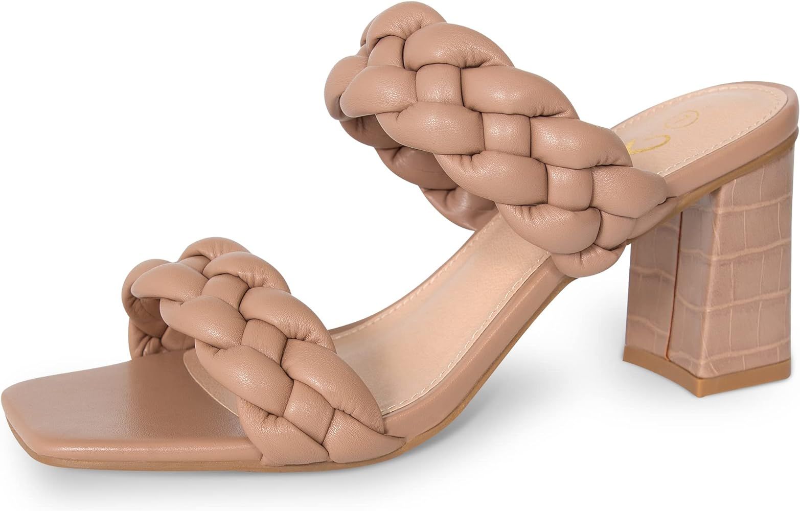 Braided block Heel | Amazon (US)