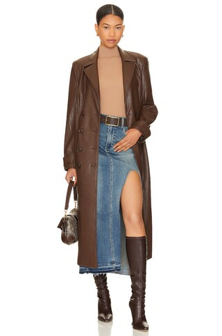 Midi Skirt With Slit in Shape Up | Revolve Clothing (Global)