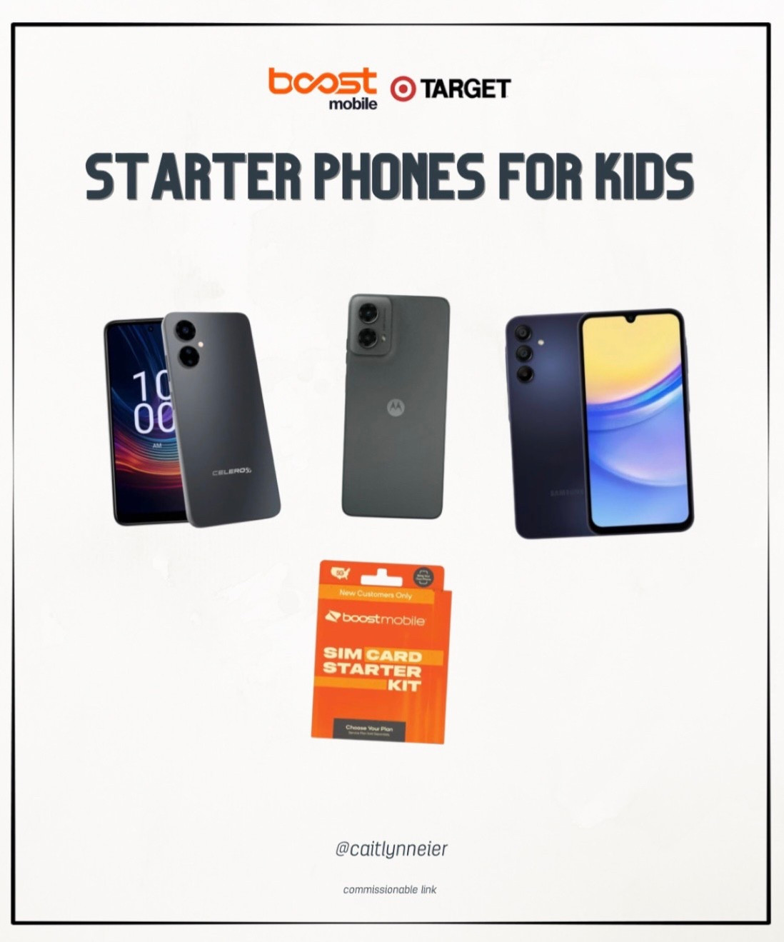 I got my daughter a #BoostMobile phone for her first phone & it’s been so nice to have! You can find these at Target  #TargetPartner #TargetRun #TargetFinds
