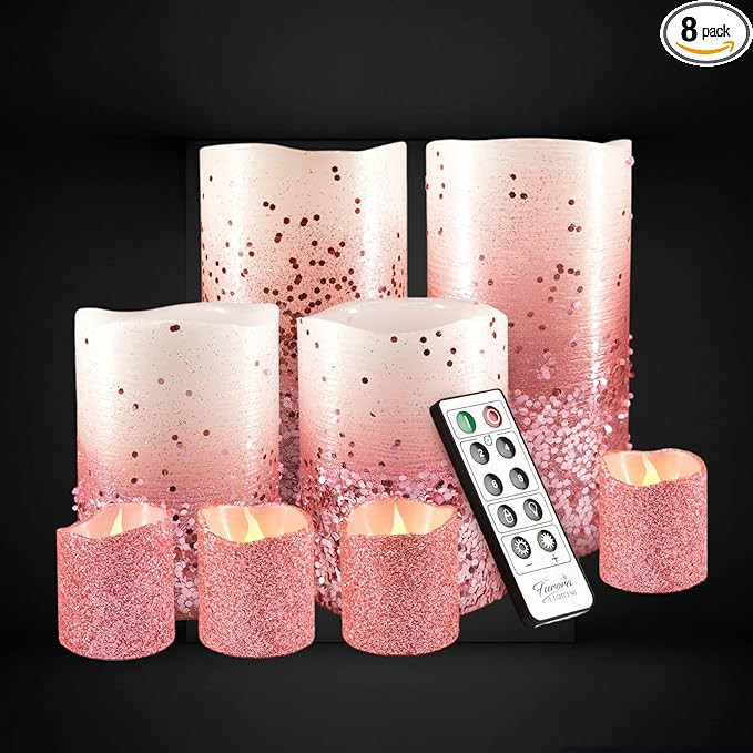 Furora LIGHTING LED Flameless Candles with Remote – Battery-Operated Flameless Candles Bulk Set... | Amazon (US)