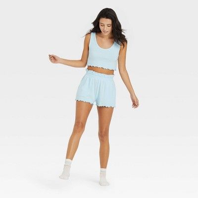 Women's Cozy Tank Top and Shorts Pajama Set - Colsie™ | Target