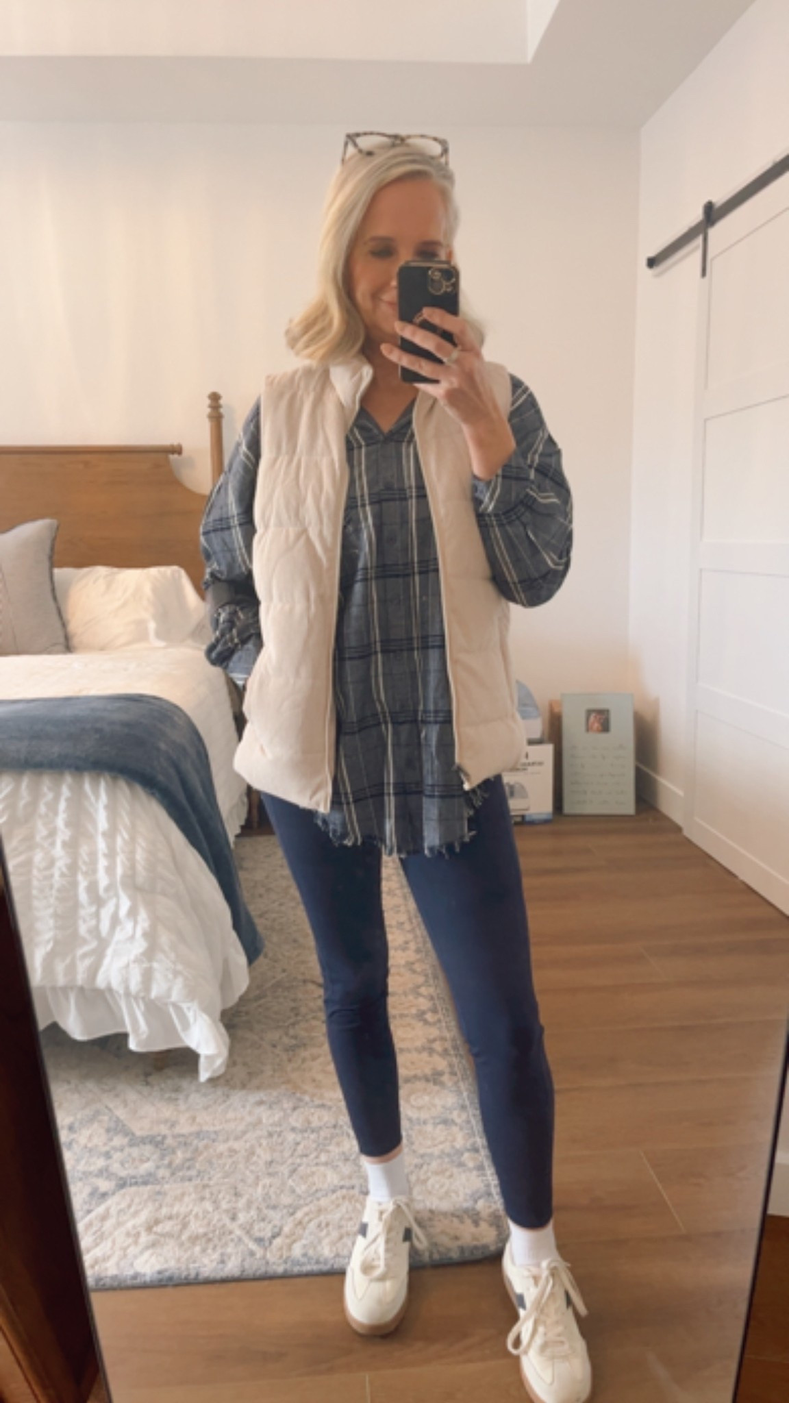 OOTD running weekend errands

Leggings, vest, plaid tunic, sneakers, ankle socks, comfy casual, over 40, midlife style

#LTKOver40 #LTKootd #LTKFindsUnder50