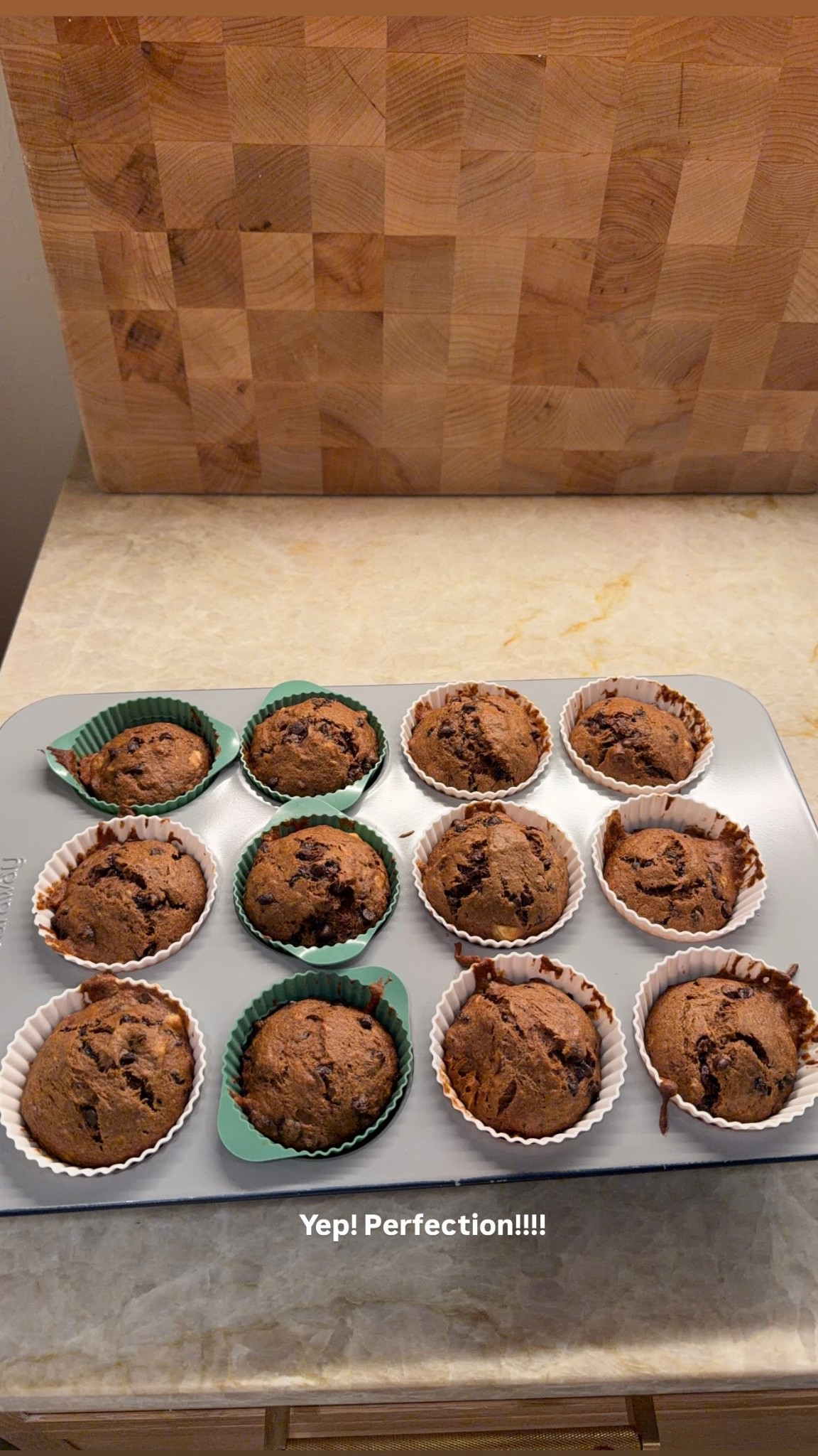 Yep! Perfection!!!!

This fudge brownie banana bread muffin mix turned out SO good! It’s on sale right now! 😍