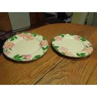 Choice Of Two Franciscan Desert Rose 9-1/2"" Dinner Plates 1940-47 & 1949-53 Marks. Both Undamaged, Just The Very Lightest Use Marks Inv#1015 | Etsy (US)