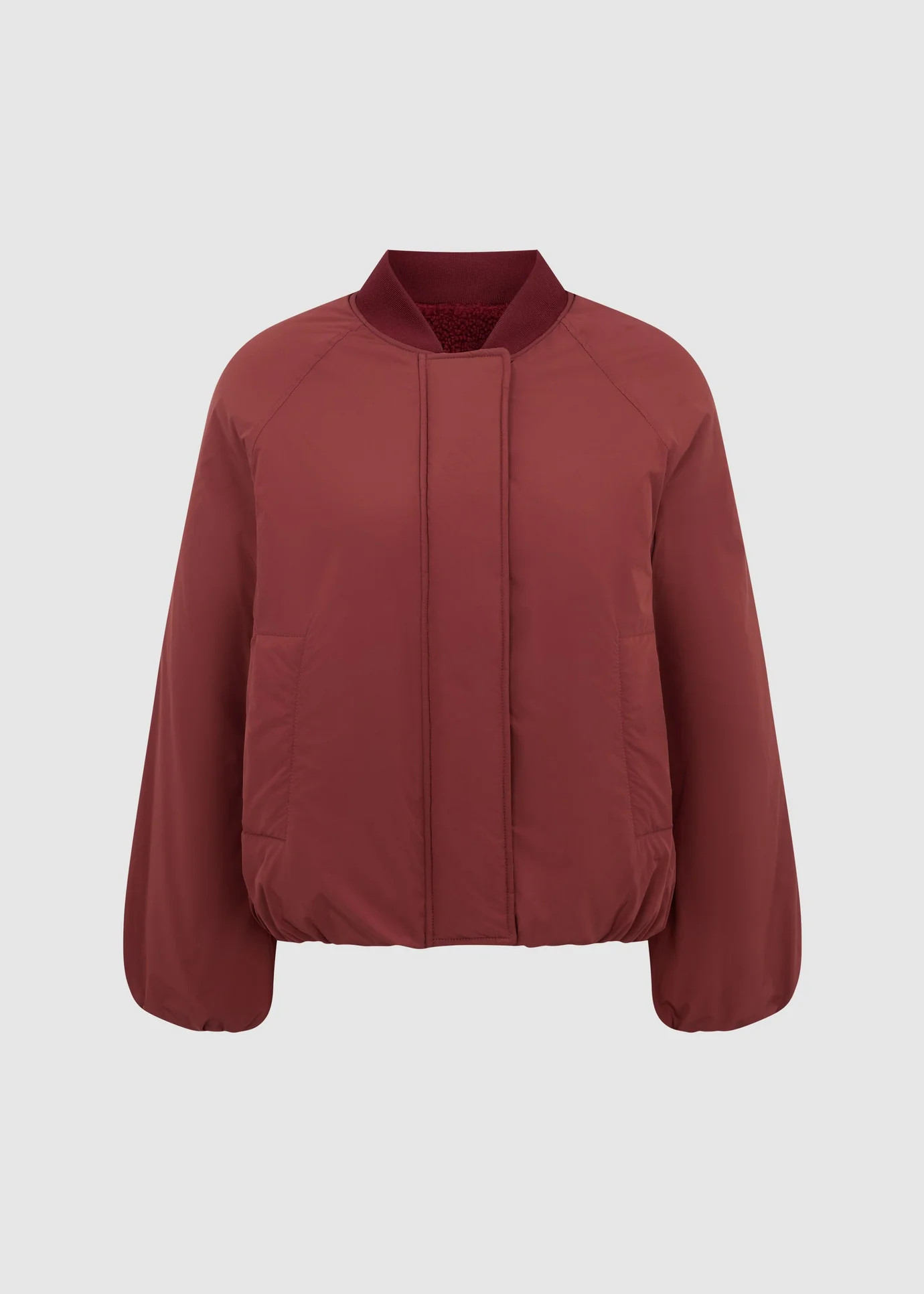 REVERSIBLE BOMBER JACKET - CHERRY | WAT The Brand