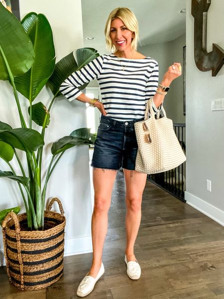 5 ways to wear stripes this summer including a button down, shorts, stripe tank, and a stripe sweater

#LTKstyletip #LTKSeasonal #LTKFind