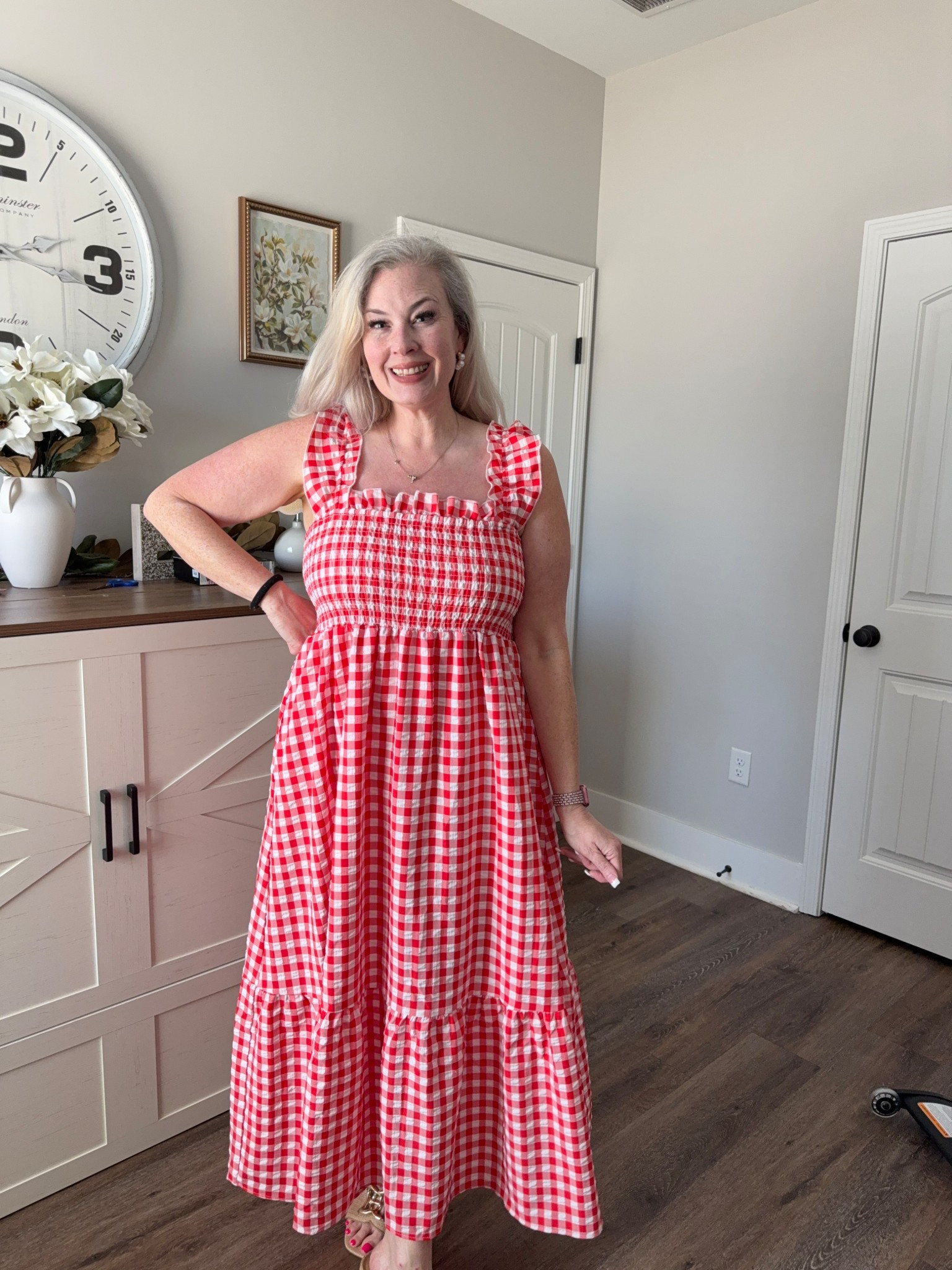 The cutest Spring outfit idea!  Wearing a L.  

#LTKTall #LTKMidsize #LTKootd