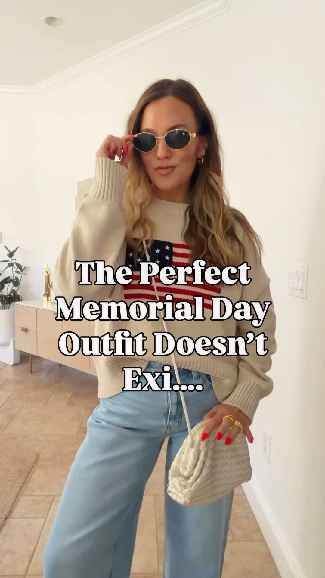 I can confidently say the perfect Memorial Day outfit officially exists. The second I saw this sweater, I knew it was being added to cart immediately. Classic, elevated, and one of those pieces that somehow makes an entire outfit feel expensive.
Comment MEMORIAL DAY and I’ll send you the links to shop the full look.
The sweater is 100% cotton, machine washable, and gives the look of those luxury knits at a fraction of the price. Truly the kind of piece you’ll pull out year after year.
#QuincePartner @Quince