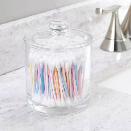 Better Homes and Gardens Glass Bathroom Vanity Apothecary Jar | Walmart (US)