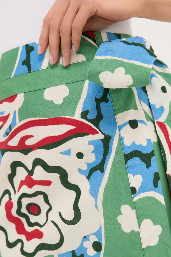 Fauvist Floral Payton Wrap Mini Skirt | Tuckernuck (US)