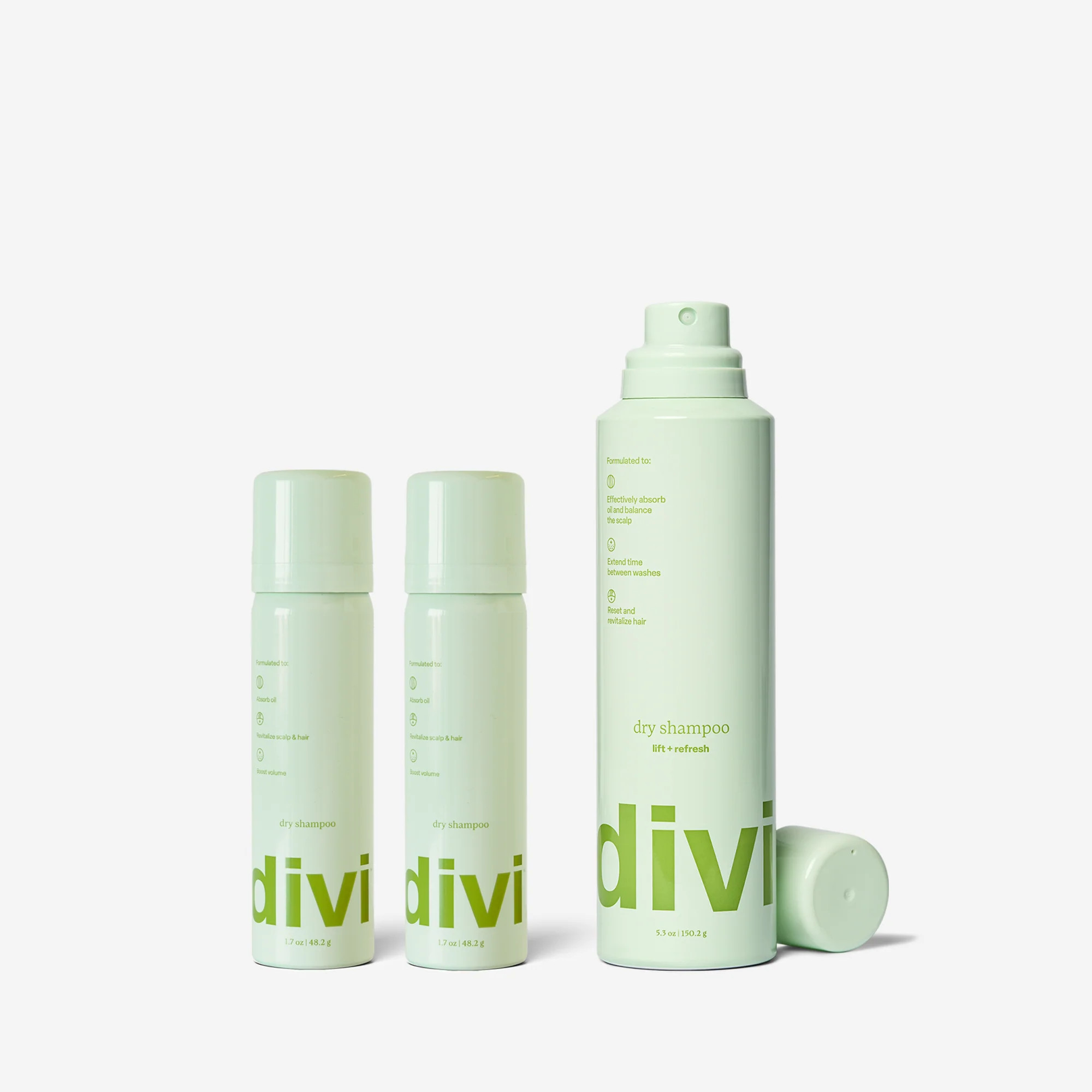 Divi's Home & Away Dry Shampoo Bundle | Made For Reviving Hair Between Washes | Divi Official