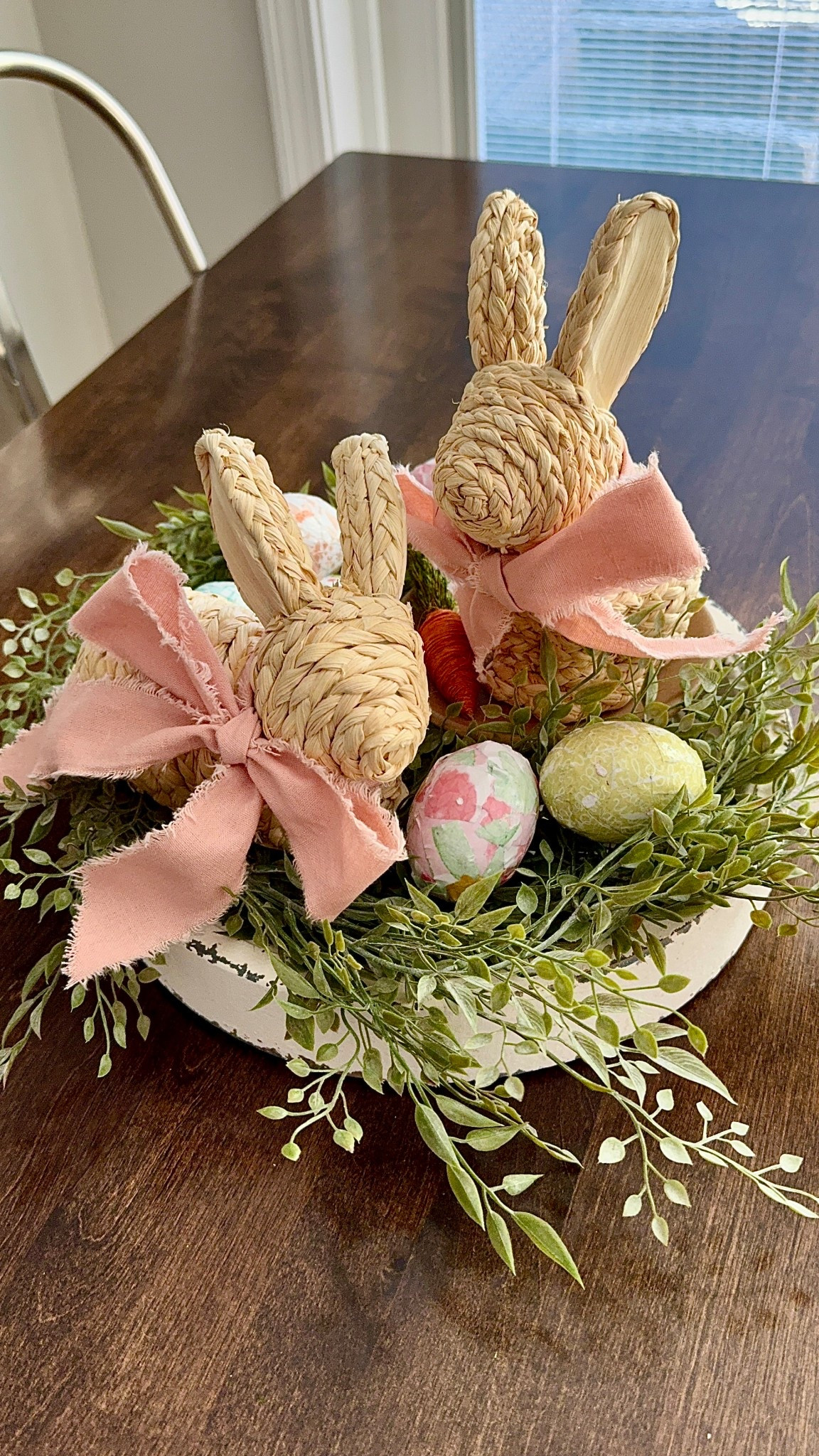 Spring centerpiece and tray styling! 

Bunny | Spring Decor | Easter | centerpiece | table decor | home decor ideas 

#LTKSeasonal #LTKHome