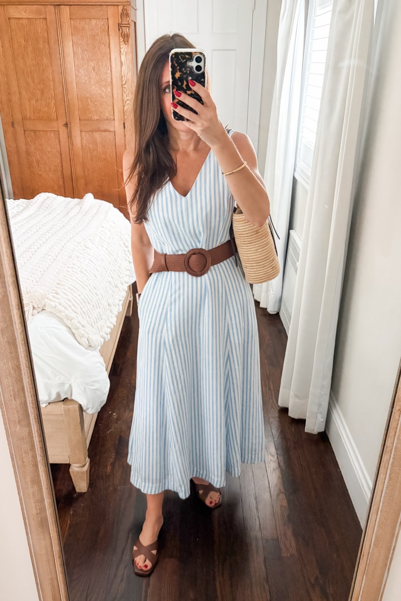 Another graduation party outfit! This linen dress would be perfect for a European travel outfit. I am wearing an xs regular and I added a belt so it would be fitted.  I tried the xxs petite and it was too short and tight in the bust.

#LTKTravel #LTKSeasonal #LTKOver40