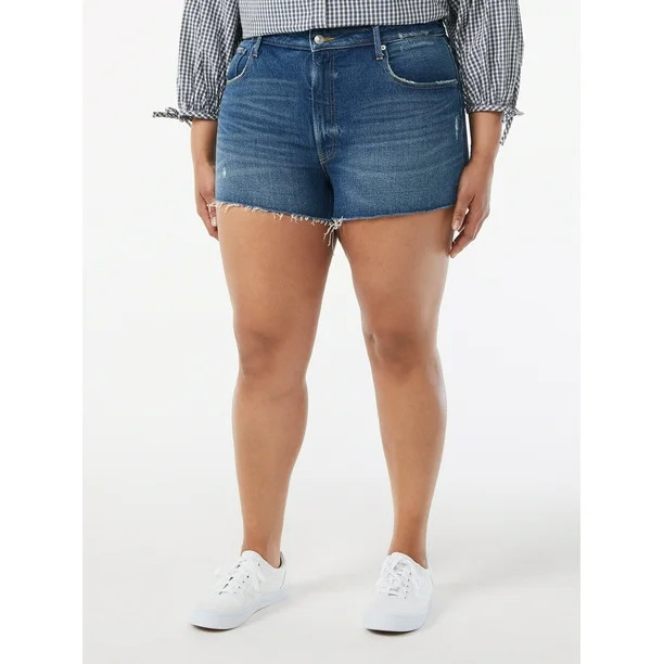 Free Assembly Women's 90's Cut Off Shorts - Walmart.com | Walmart (US)