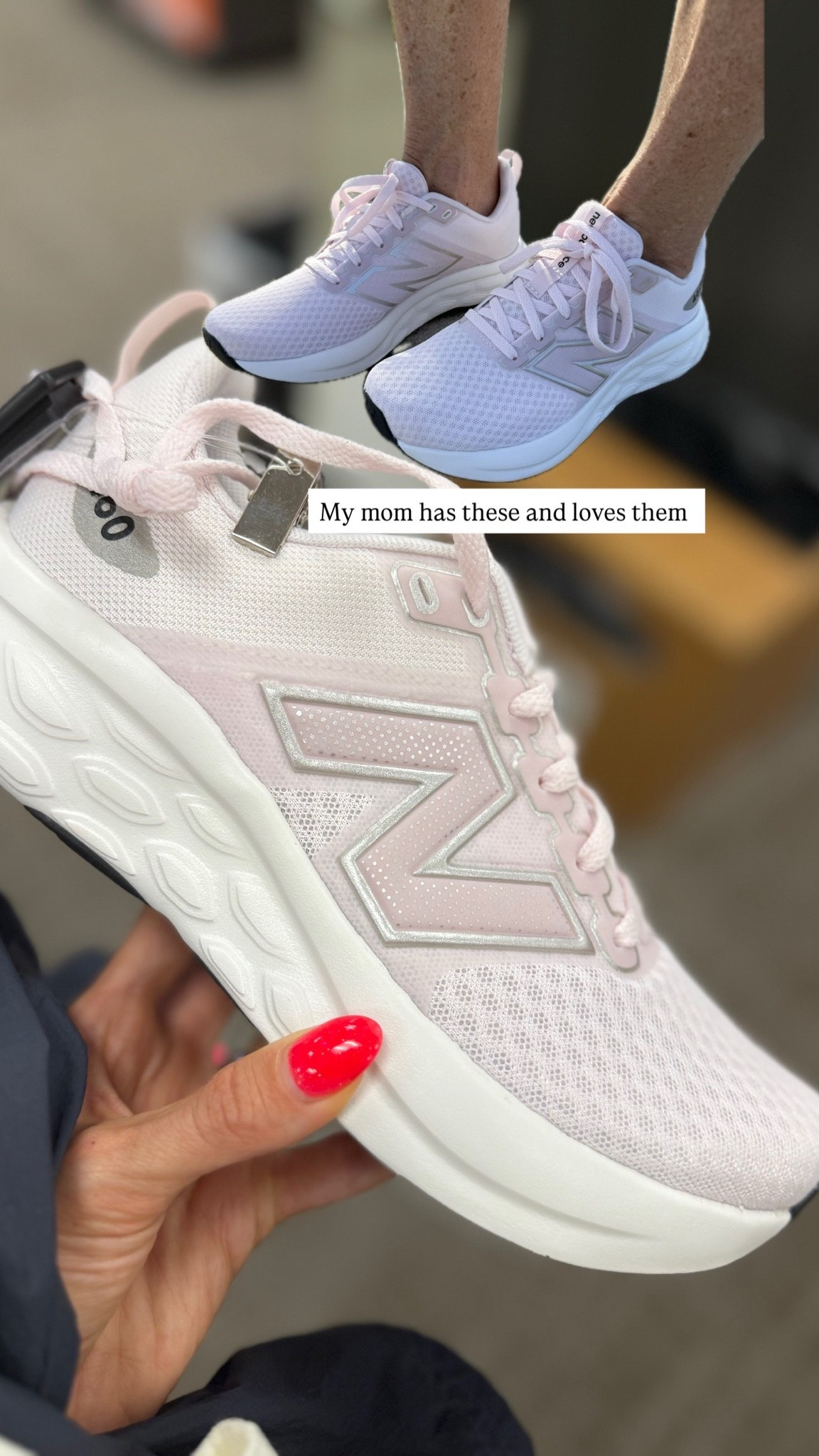 Stunning lightweight pink new balance sneakers