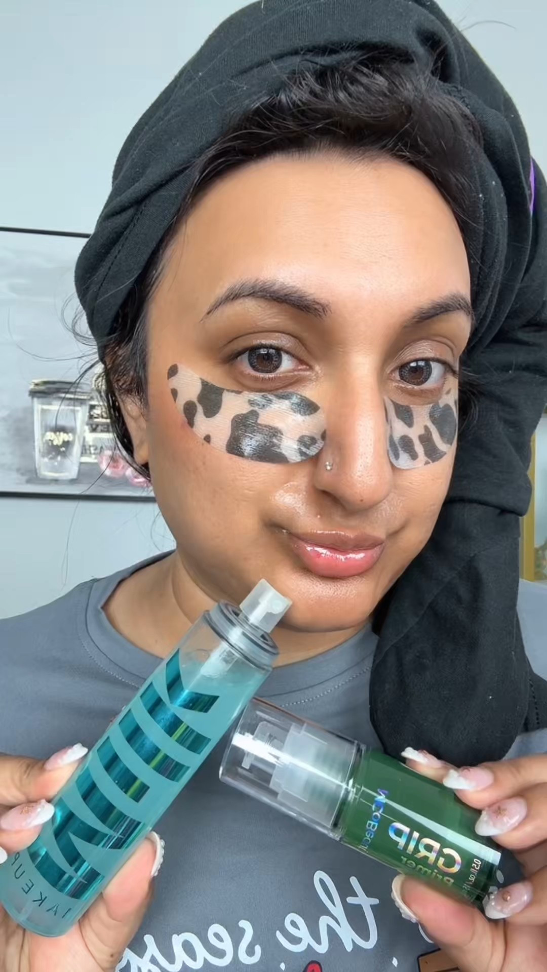 Okay… this primer is literally a dupe for the Milk Grip Primer 😳 I had to test it for myself — the grip is STRONG 

#LTKBeauty