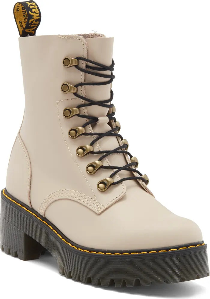 Dr. Martens Leona Combat Boot (Women) | Nordstromrack | Nordstrom Rack