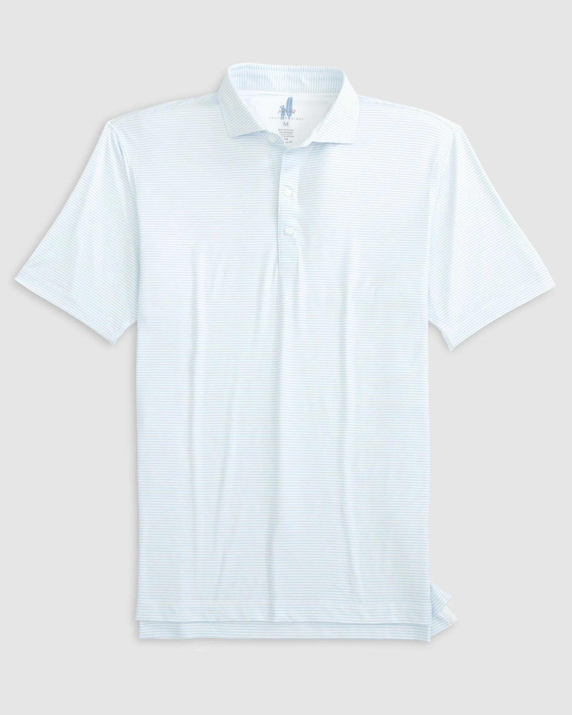 Double Eagle Striped Featherweight Performance Polo | johnnie O