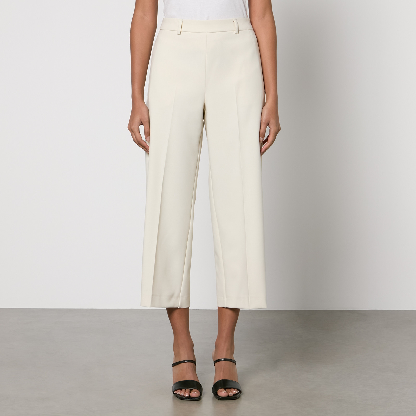 MAX&Co. Omaggio Cropped Crepe Straight-Leg Trousers - UK 10 | Coggles | Coggles (Global)