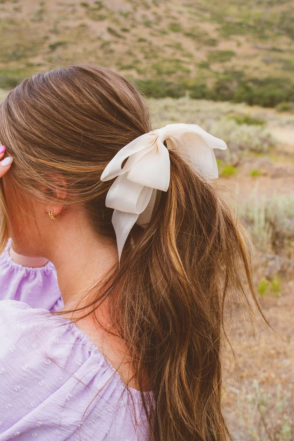 Sheer Bow Banana Claw Clip | Shop Andi
