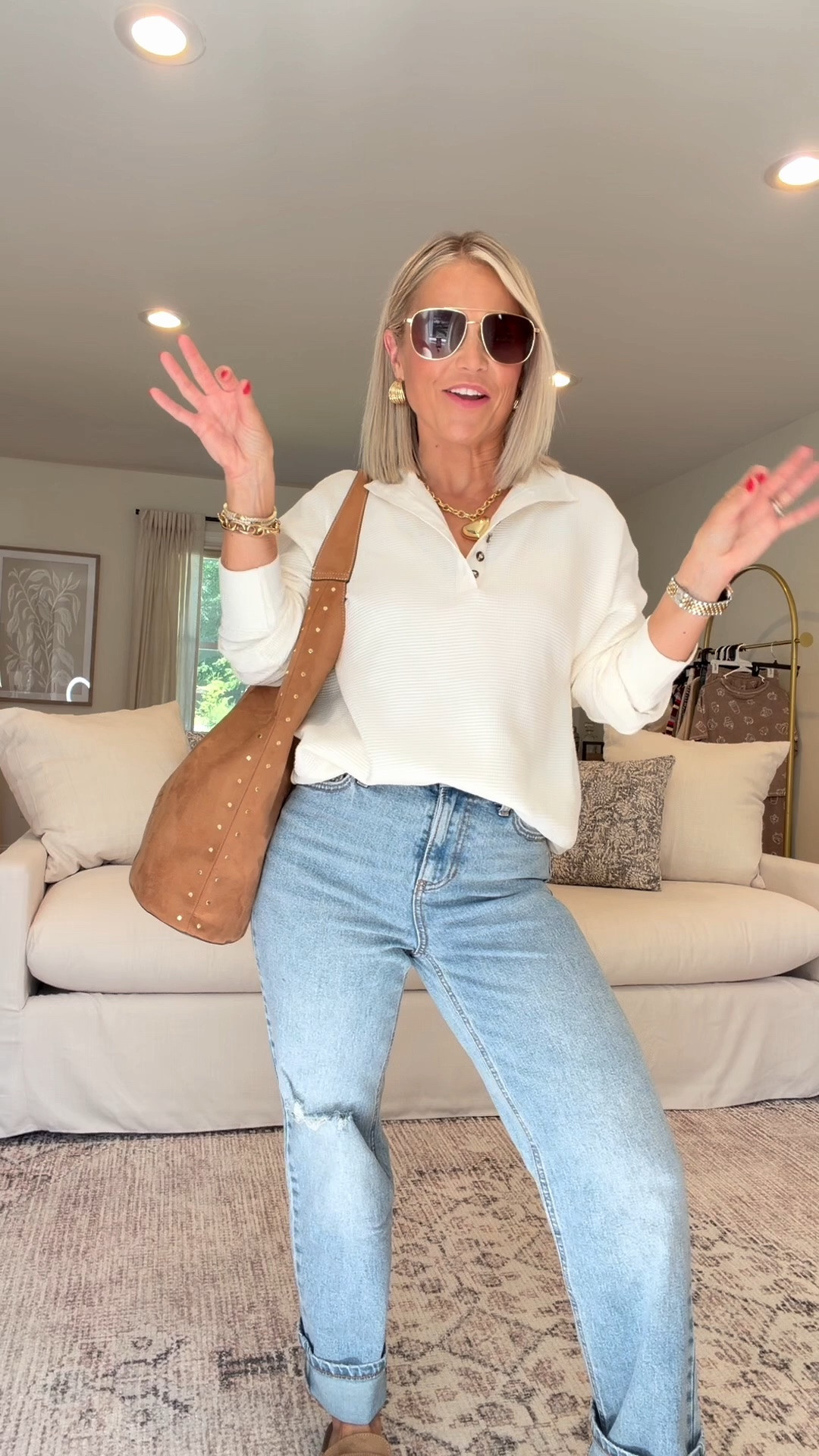 The perfect casual fall ootd from Walmart! 

Casual outfits, casual style, Walmart fashion, Walmart finds, fall outfits, fall outfit inspo, fall fashion, Walmart sneakers, slide on mules , petite fashion, midsize fashion

#LTKootd #LTKgrwm #LTKMidsize