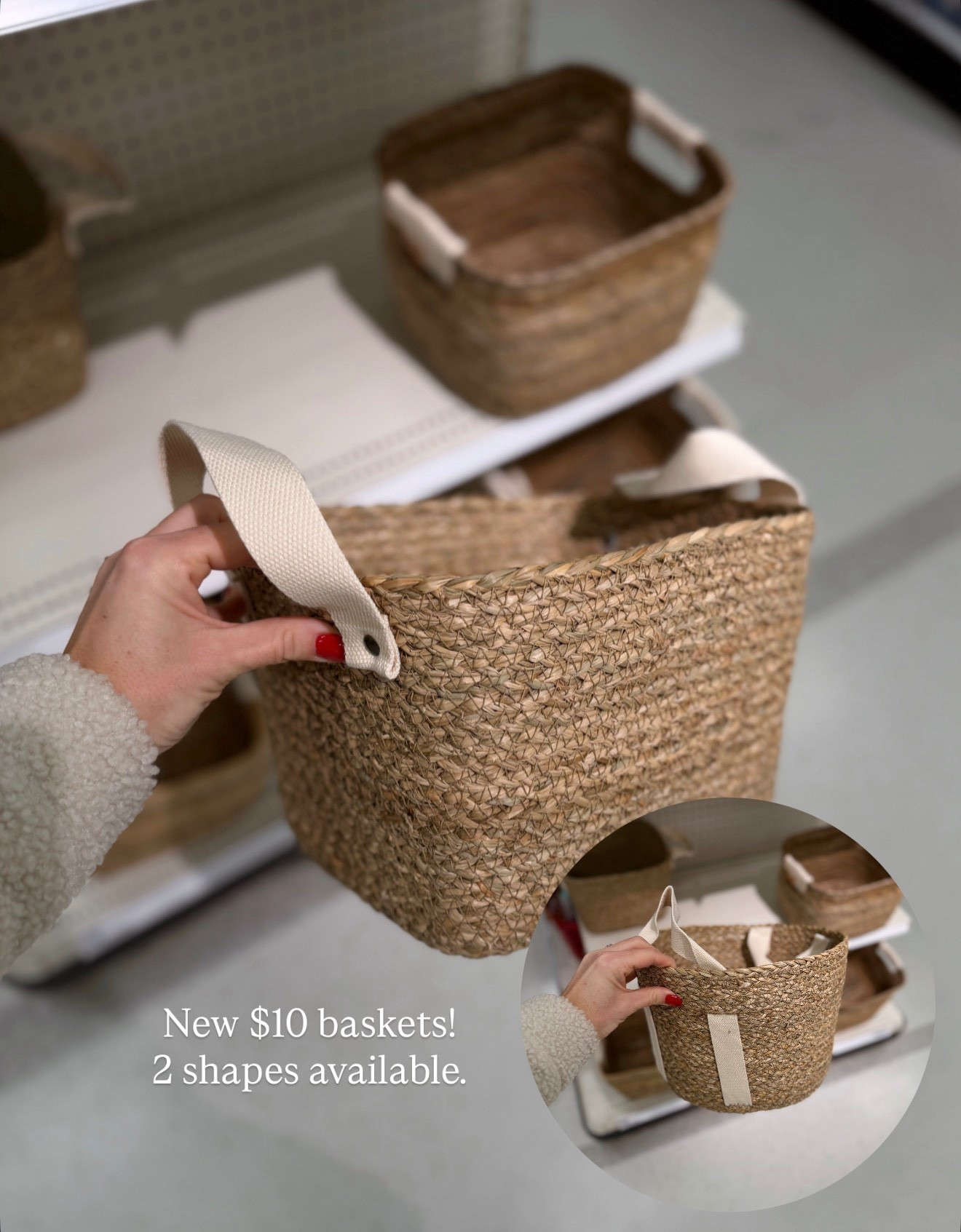 New $10 baskets at Target! Love these for storage and toys!

#LTKHome #LTKFindsUnder50