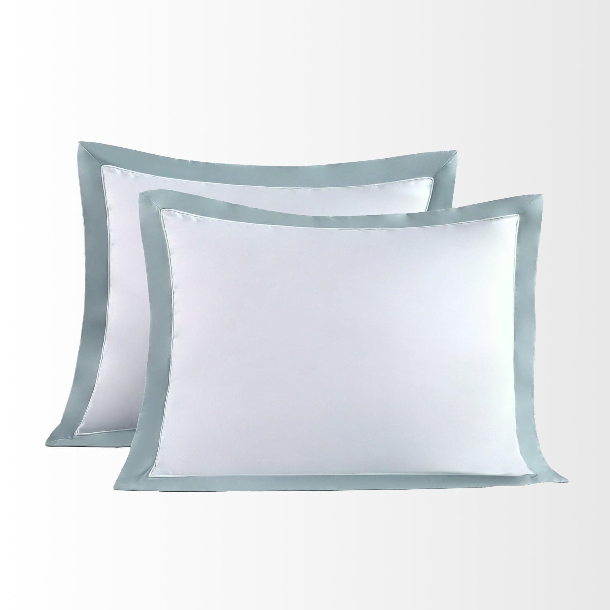 THE COTTON & SILK®️ 100% Luxury Long-Staple Cotton Pillow Sham/Pillowcase, Set of 2, with Enve... | Amazon (US)