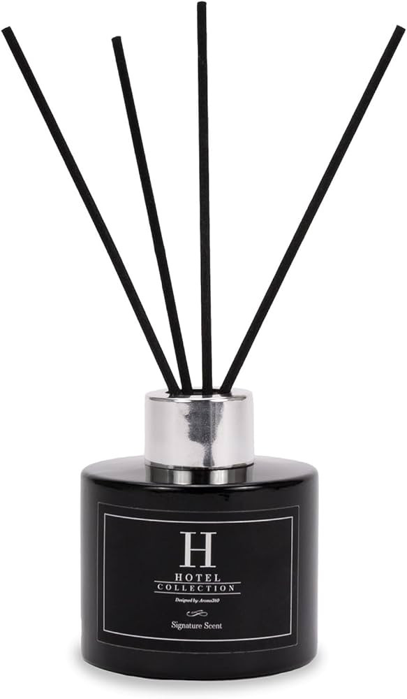 Amazon.com: Hotel Collection My Way Reed Diffuser Set Luxury Aromatherapy Diffuser Leather Cardam... | Amazon (US)