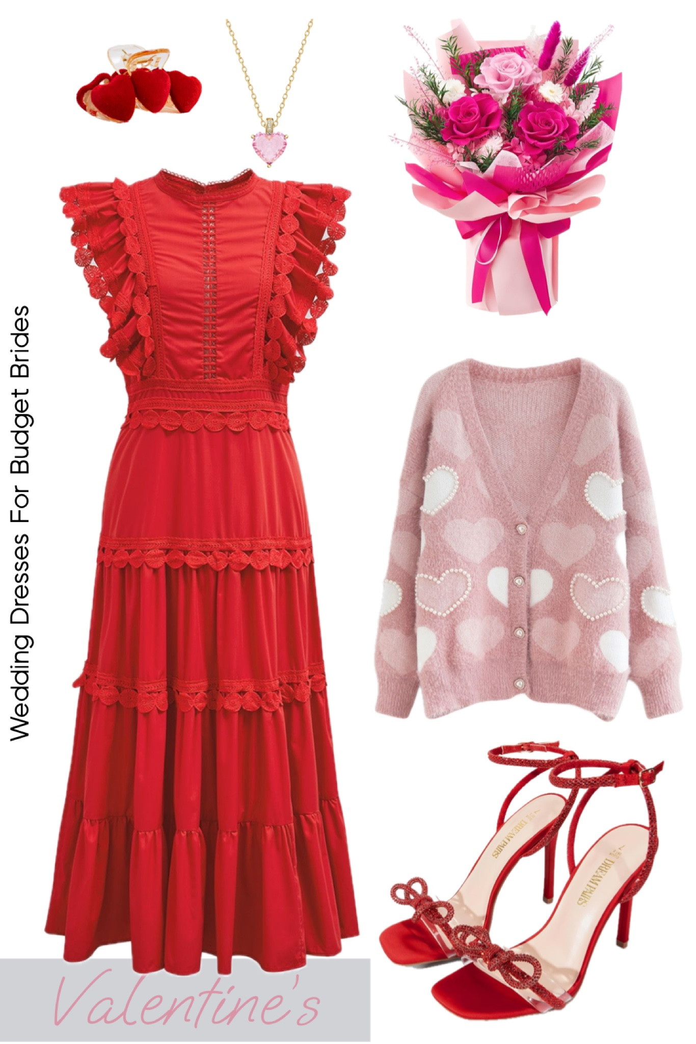 Love is in the air and so is Valentine's day style! Loved styling this Valentine themed winter wedding bridal shower or romantic Valentine’s date night outfit. 

#LTKStyleTip #LTKParties #LTKSeasonal