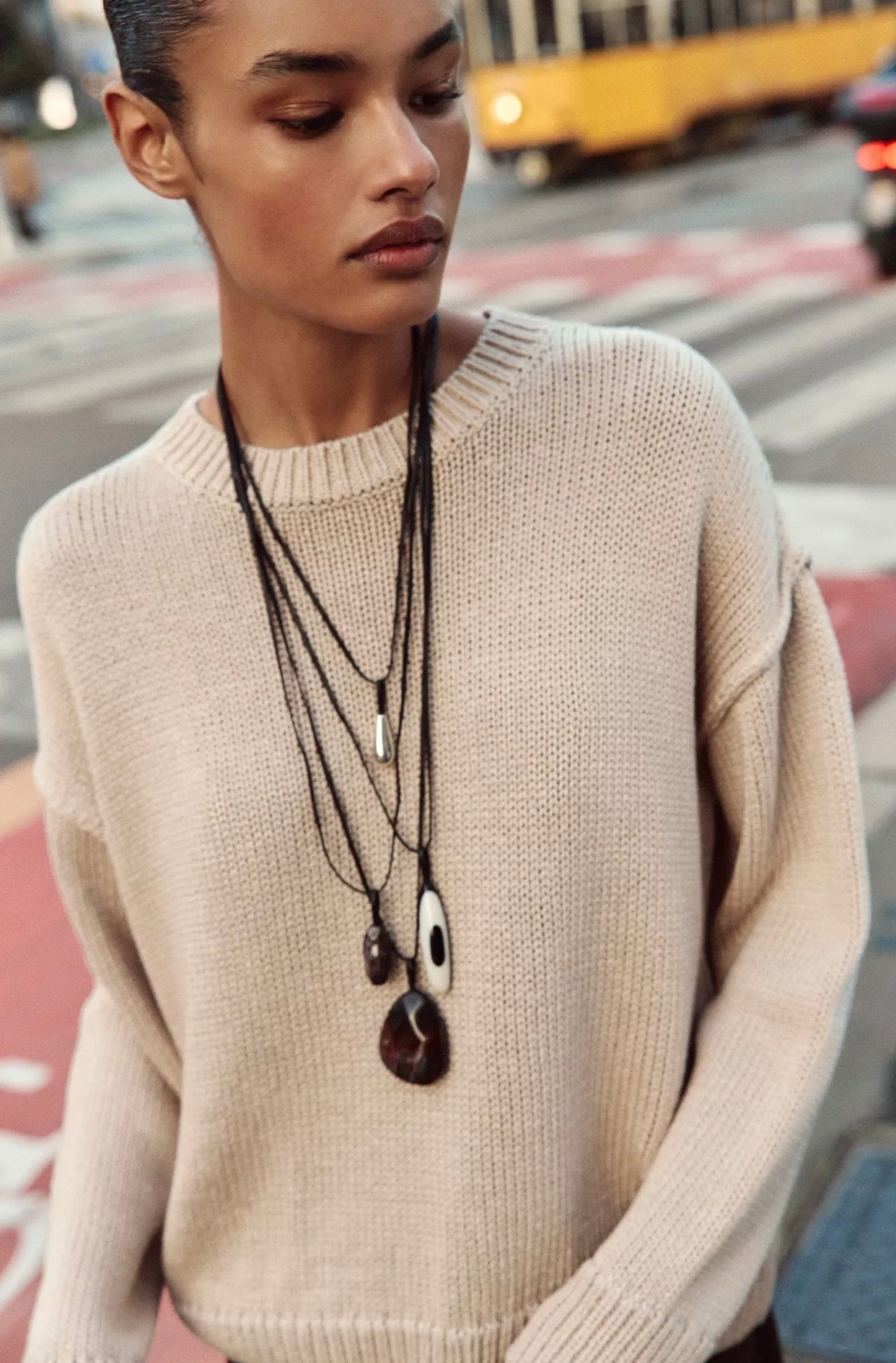 This pack of four pendants as a modern look to this gorgeous spring knit. Layer up, or add one statement piece - the choice is yours xx

#LTKstyletip #LTKuk #LTKspring