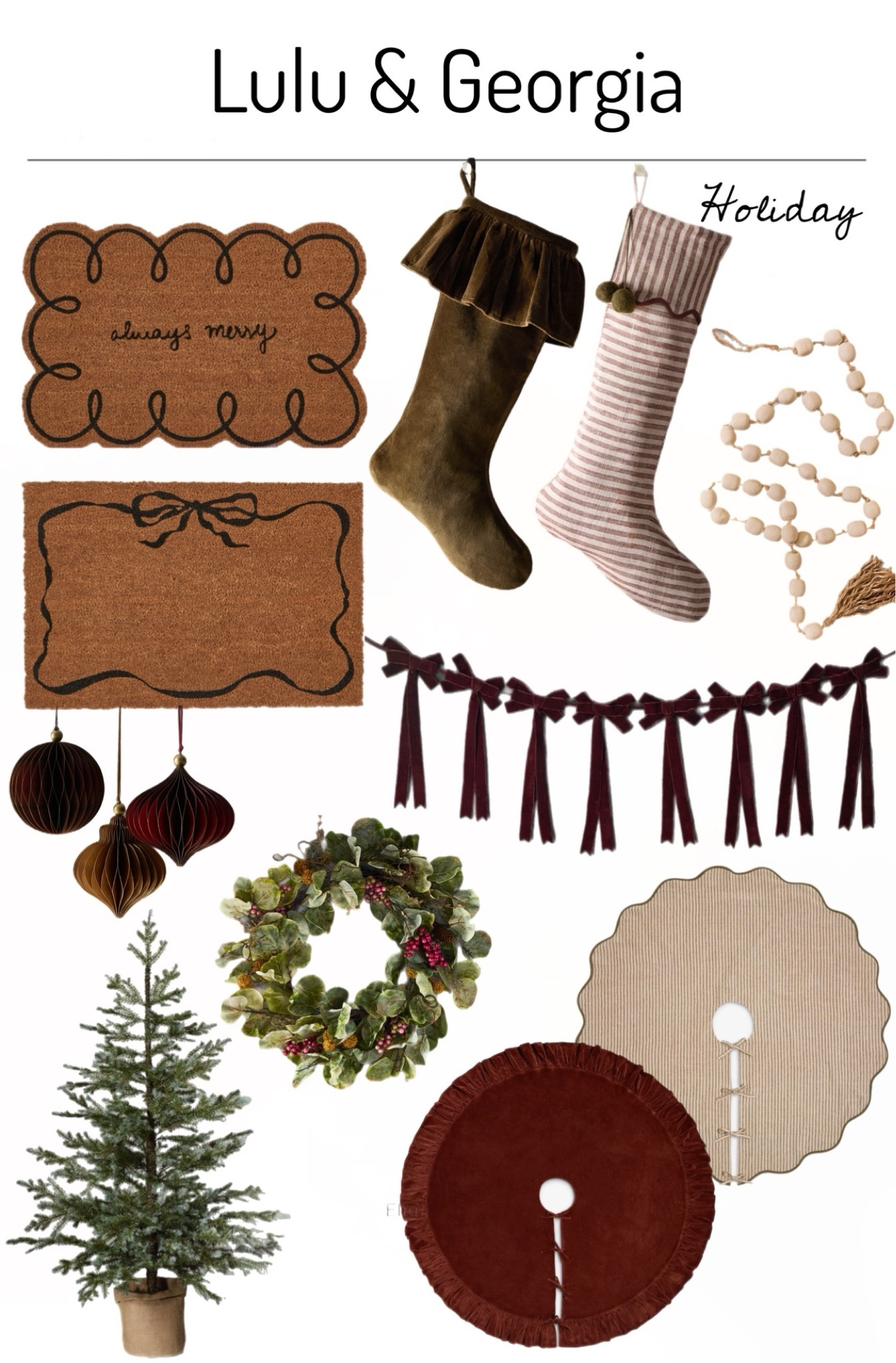 Lulu & Georgia Holiday Favorites 🌲

#LTKHoliday #LTKSeasonal #LTKHome