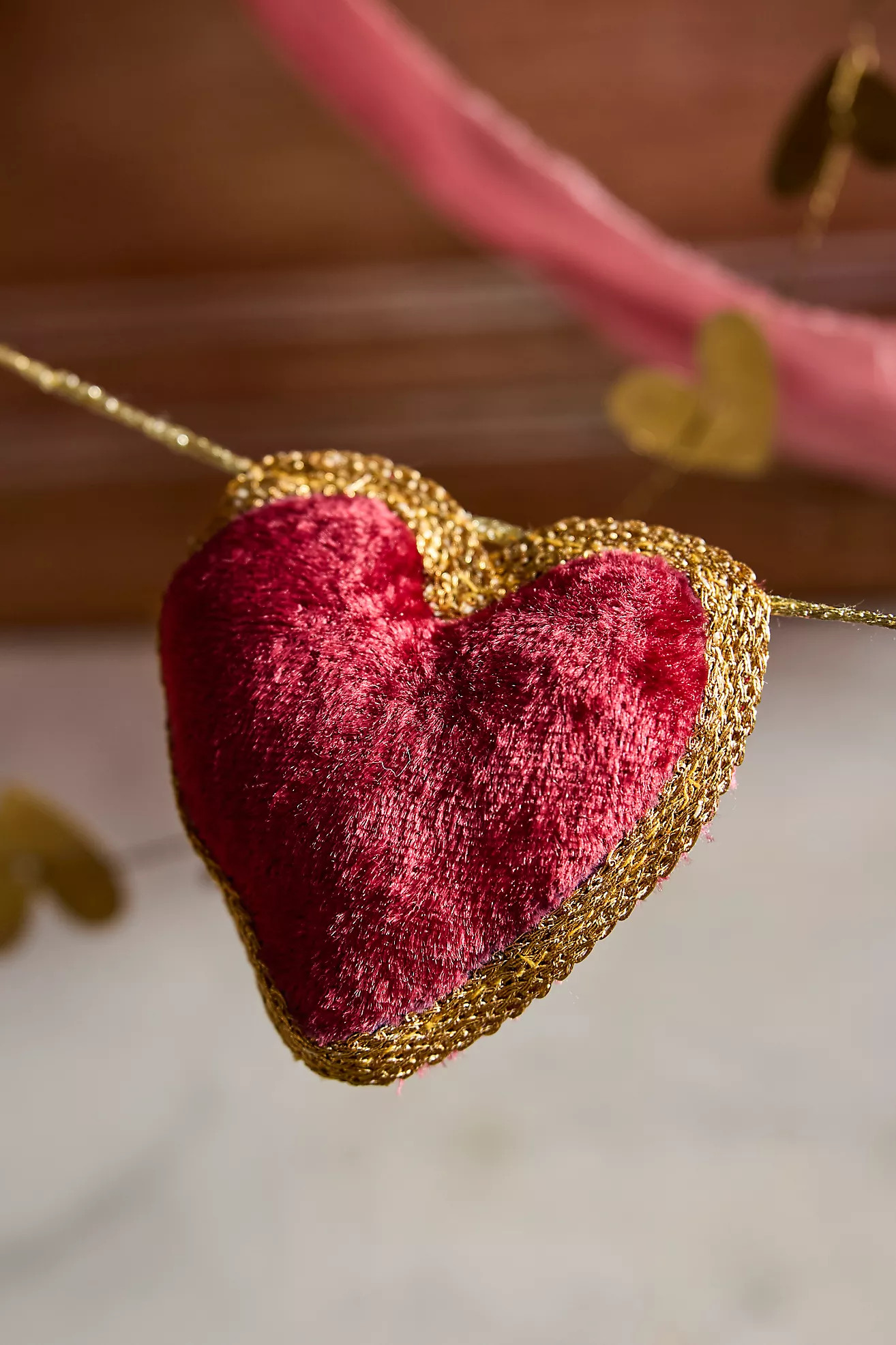 Be Mine Velvet Garland | Anthropologie (US)