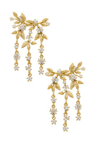 SHASHI Fleur Earrings in Gold from Revolve.com | Revolve Clothing (Global)