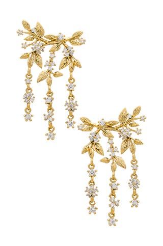 SHASHI Fleur Earrings in Gold from Revolve.com | Revolve Clothing (Global)