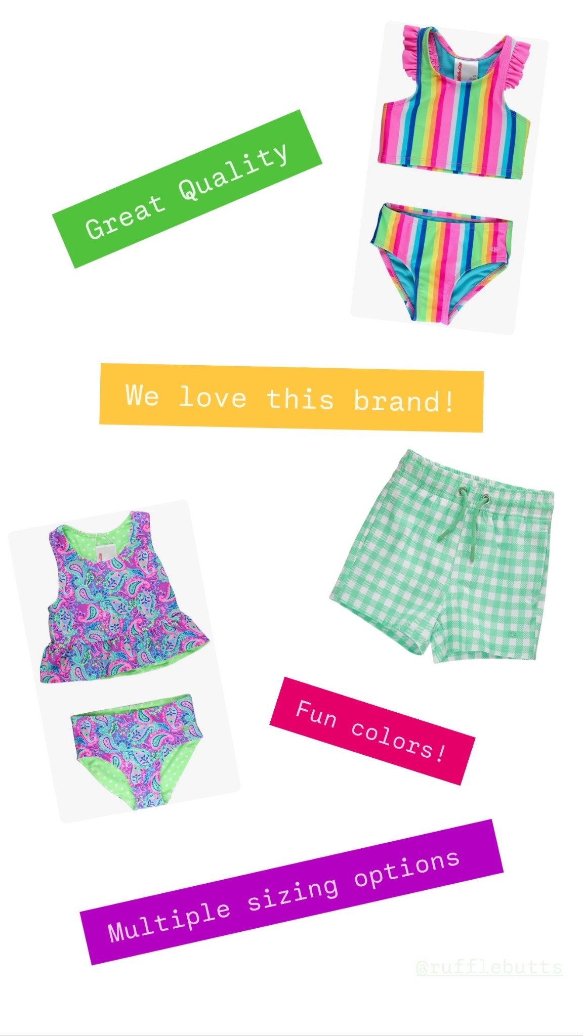 Cute kids swimwear! 

Swim/ swimming suits / rufflebutts / Amazon 

#LTKmomlife #LTKKids