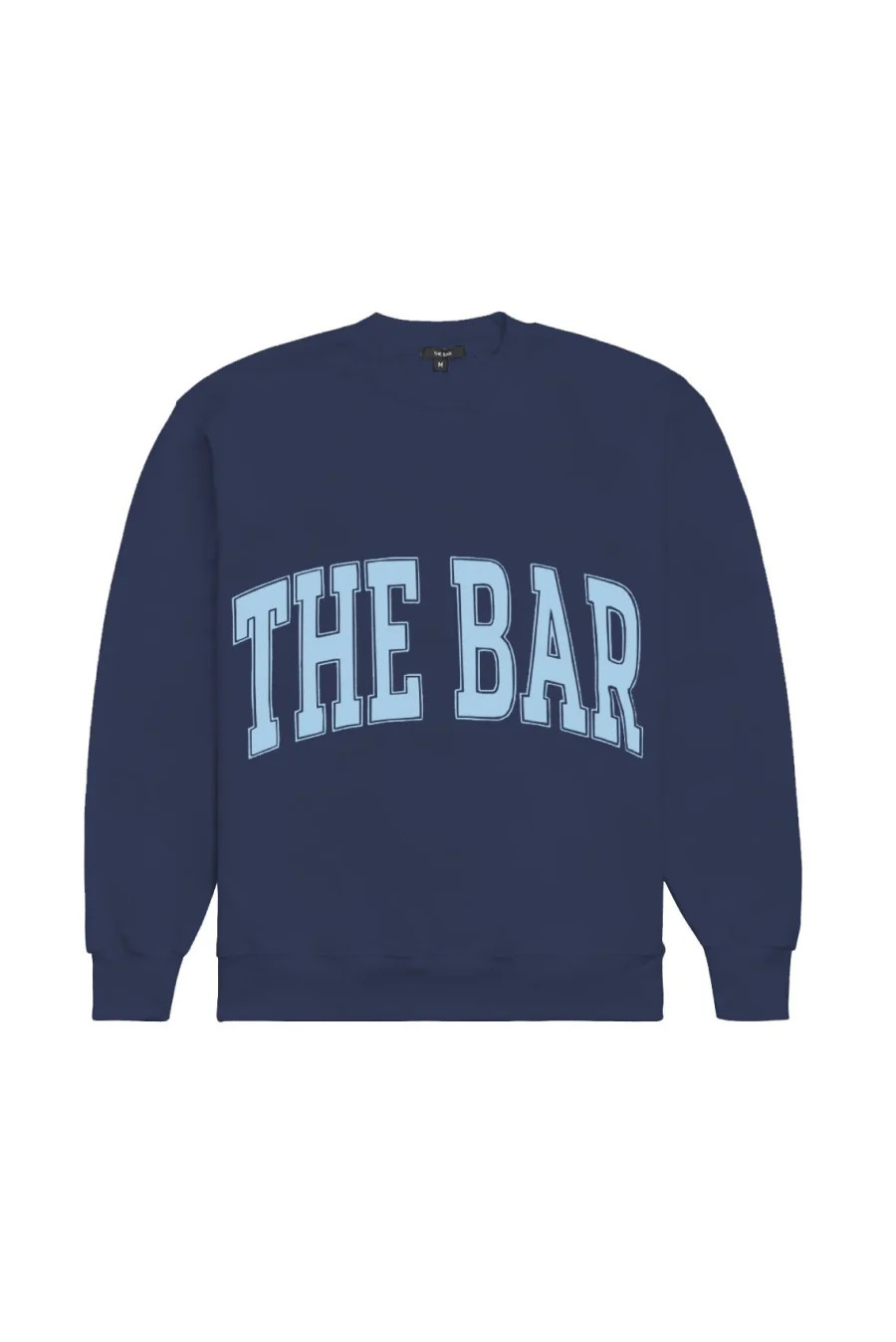 VARSITY SWEATSHIRT NAVY/BABY BLUE | The Bar