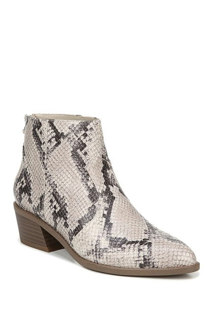 Malinda Snakeskin Print Western Bootie | Nordstrom Rack