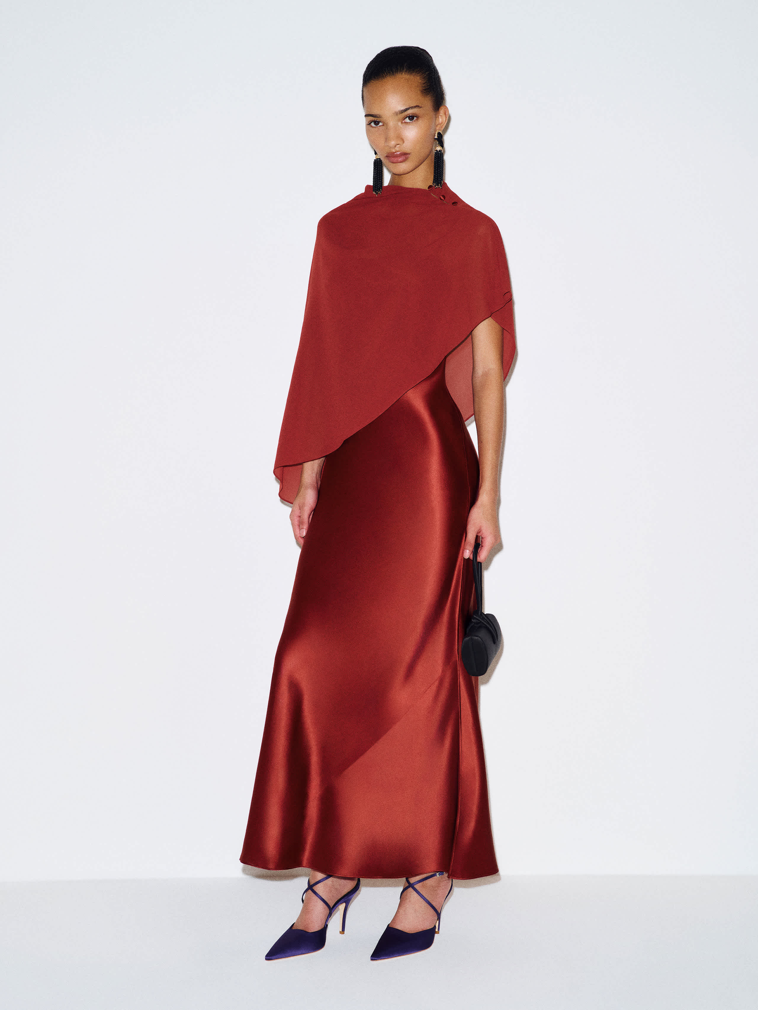 Reformation Lilibeth Silk Dress Red XS | Reformation (Global)