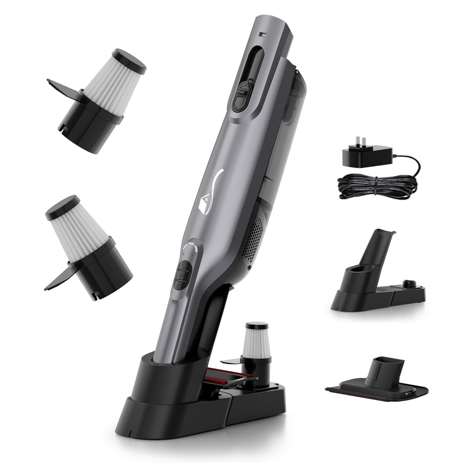 Rechargeable Handheld Vacuum, Lightweight Hand Vacuum Cordless, Powerful Suction, One-Touch Empty... | Amazon (US)