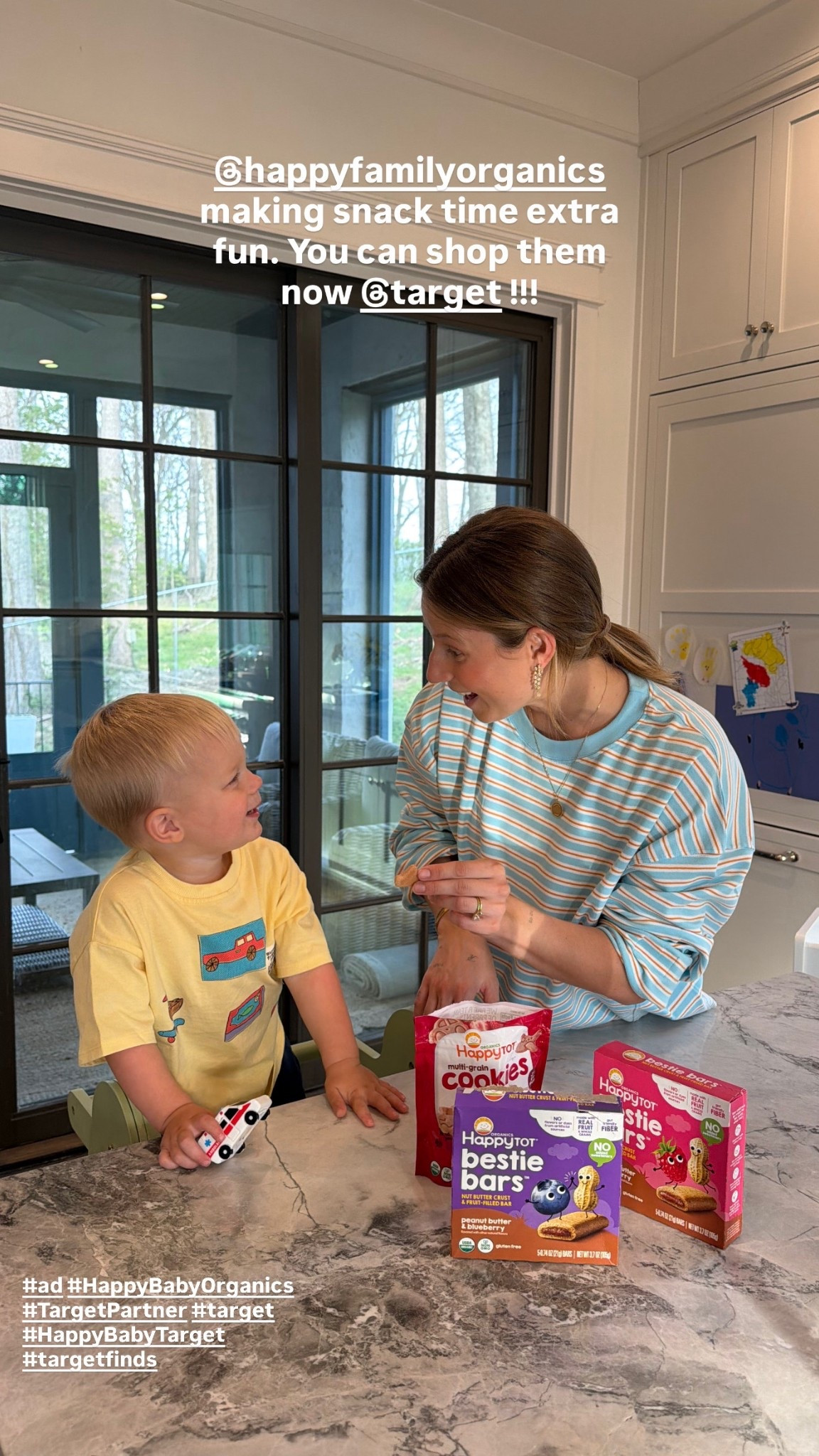 #ad a target run with my toddler will always involve snacks. Our favorites from happy baby organics are now available to shop @target #TargetPartner #target #HappyBabyOrganics #HappyBabyTarget #targetfinds
