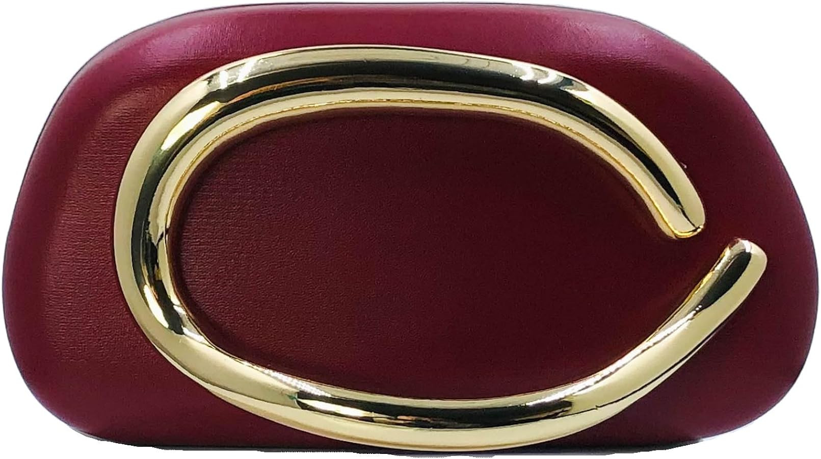 Boutique De FGG PU Leather Metal Clutches Women Formal Clutch Evening Bag Party Chain Shoulder Ha... | Amazon (US)